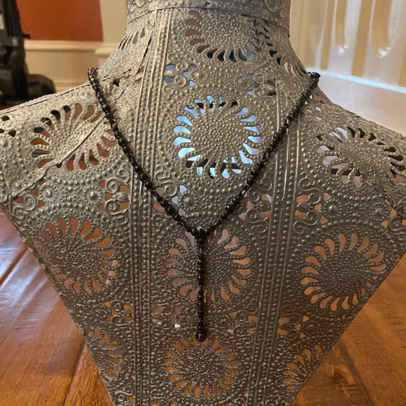 Jewelry - Black Y Necklace